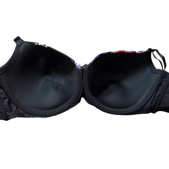 Cacique by Lane Bryant Floral Lightly Lined Balconette Bra Size 40F - Picture 6 of 10